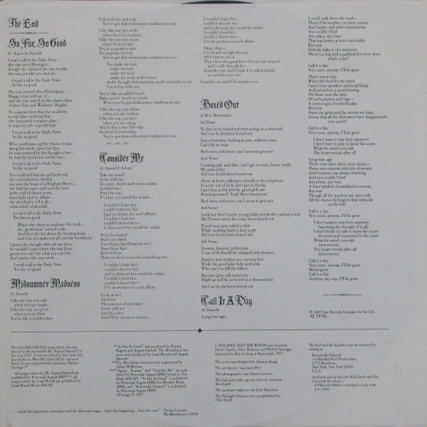 Kid Creole And The Coconuts - I, Too, Have Seen The Woods (LP, Album) (Mint (M)) - Image 5