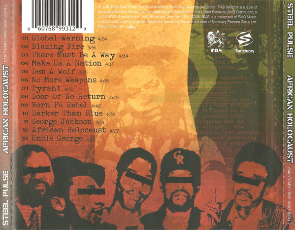 Steel Pulse - African Holocaust (CD, Album) (Near Mint (NM or M-)) - Image 2