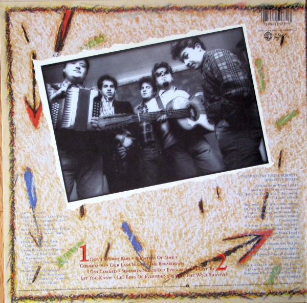 Los Lobos - How Will The Wolf Survive? (LP, Album) (Mint (M)) - Image 2