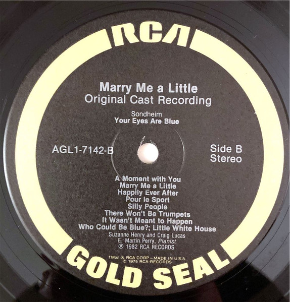 Stephen Sondheim - Marry Me A Little (Original Cast Recording) (LP, Album) (Mint (M)) - Image 4