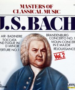 Johann Sebastian Bach - Masters Of Classical Music, Vol.2: J.S. Bach (CD, Comp) (Near Mint (NM or M-))