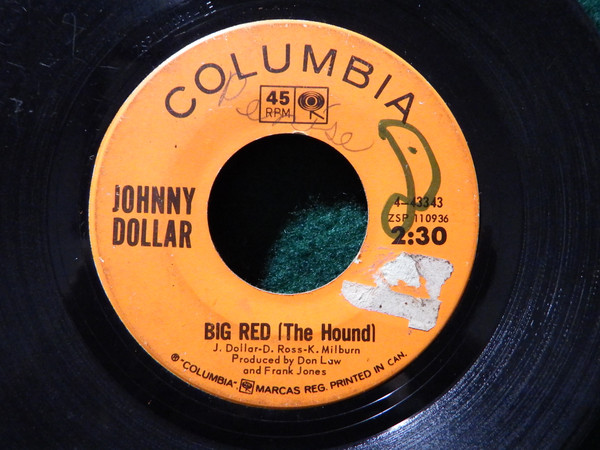 Johnny Dollar - Tear-Talk / Big Red (The Hound) (7", Single) (Very Good (VG))