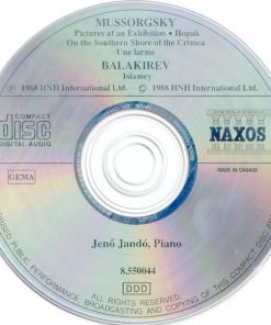 Alternative view of Modest Mussorgsky / Mily Balakirev, Jenö Jandó - Pictures At An Exhibition • Hopak • On The Southern Shore Of The Crimea • Une Larme / Islamey (CD, Album, RE) (Near Mint (NM or M-))