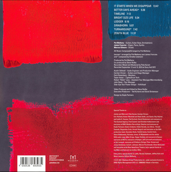 Pat Metheny - Side Eye NYC V1.IV (2xLP, Album) (Mint (M)) - Image 4