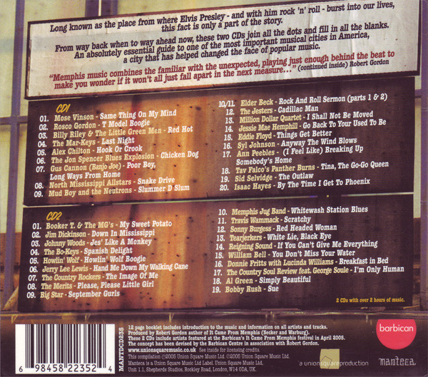 Various - It Came From Memphis (The Legendary Sounds Of Memphis) (2xCD, Comp) (Near Mint (NM or M-)) - Image 2