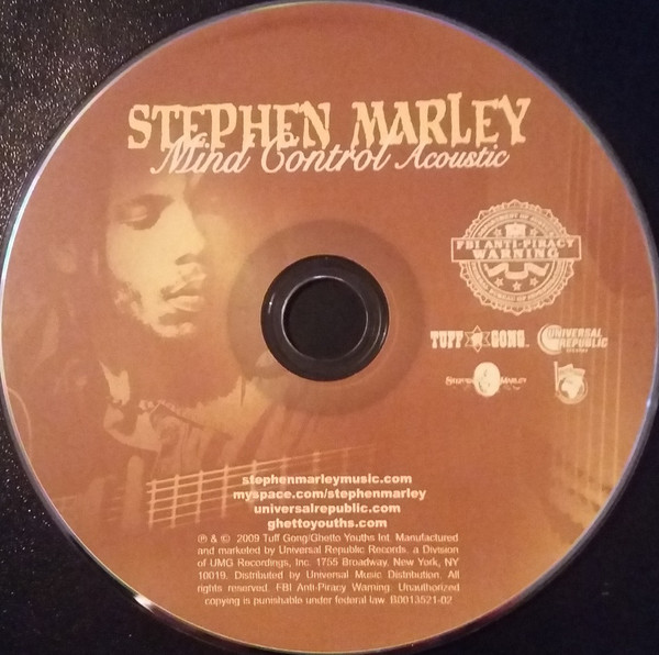 Stephen Marley - Mind Control Acoustic (CD, Album) (Near Mint (NM or M-)) - Image 2