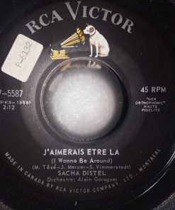 Alternative view of Sacha Distel - La La Song  (7") (Very Good Plus (VG+))