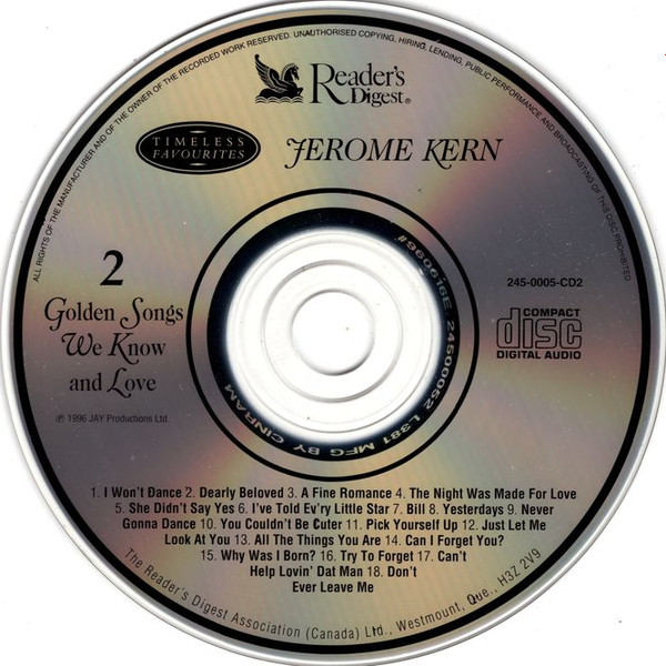 Jerome Kern - Smoke Gets In Your Eyes (3xCD, Comp) (Near Mint (NM or M-)) - Image 5