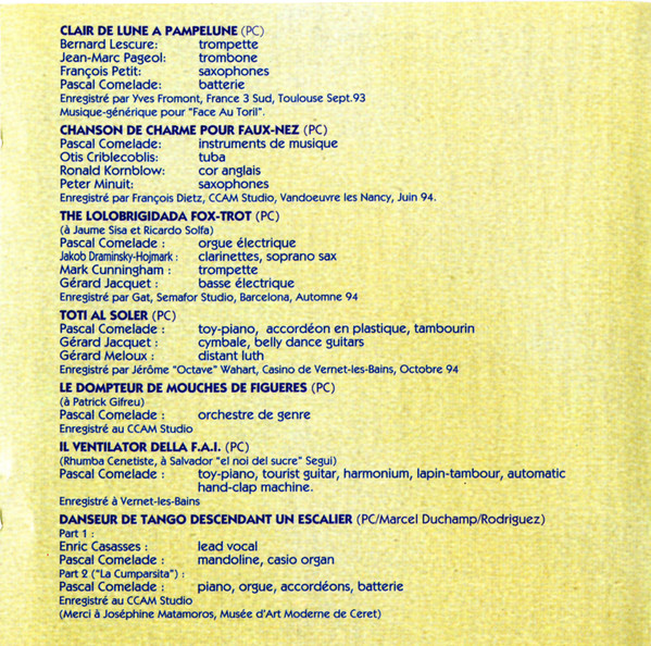 Pascal Comelade - El Cabaret Galactic (CD, Album) (Near Mint (NM or M-)) - Image 4
