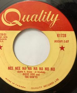 Alternative view of Dicky Doo & The Don'ts - Nee Nee Na Na Na Na Nu Nu (7", Single) (Very Good Plus (VG+))