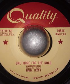 Alternative view of Hank Leeds (2) - One More For the Road (7") (Very Good Plus (VG+))