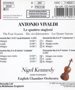 Alternative view of Antonio Vivaldi - Nigel Kennedy, English Chamber Orchestra - The Four Seasons  (Le Quattro Stagioni · Die Vier Jahreszeiten · Les Quatre Saisons) (CD, Album) (Near Mint (NM or M-))
