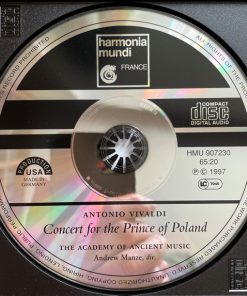 Alternative view of Antonio Vivaldi, The Academy Of Ancient Music, Andrew Manze - Concert For The Prince Of Poland (CD, RP) (Near Mint (NM or M-))