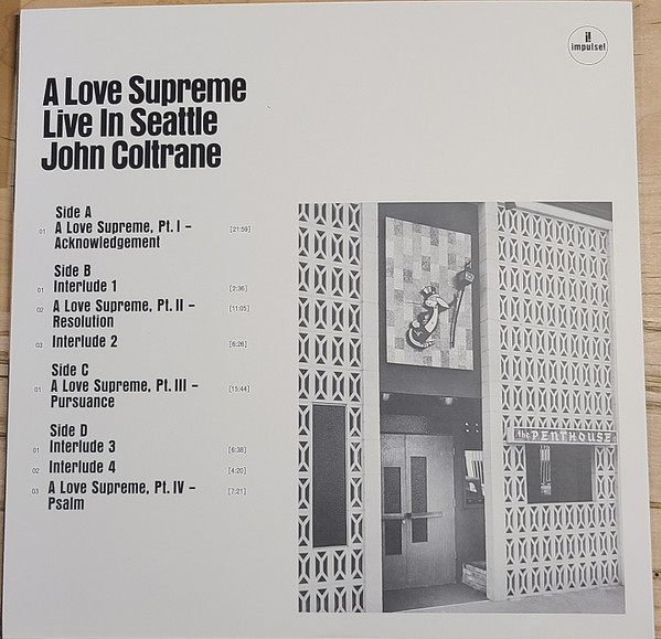 John Coltrane - A Love Supreme: Live In Seattle (2xLP, Album) (Mint (M)) - Image 2