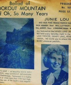 Junie Lou And The Pine Hedge Ranch Hands - Ballad Of Lookout Mountain / Oh, So Many Years (7") (Very Good Plus (VG+))
