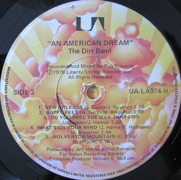 The Dirt Band - An American Dream (LP, Album) (Mint (M)) - Image 4