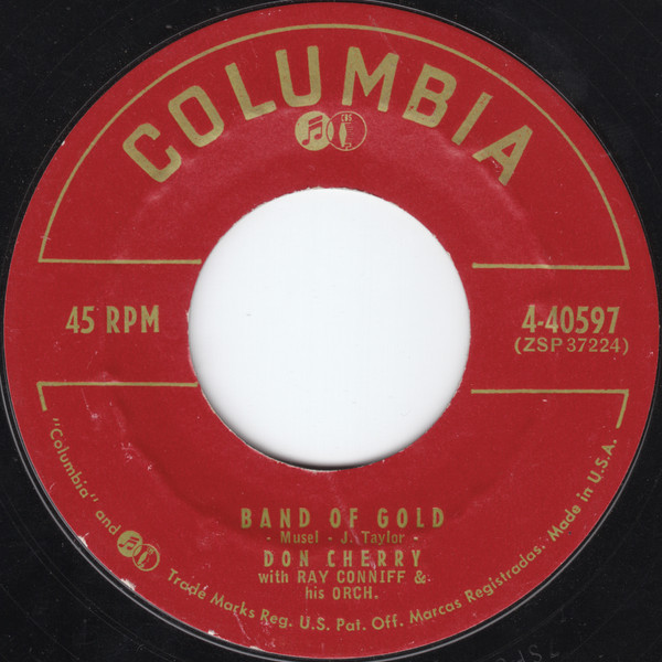 Don Cherry (2) - Band Of Gold / Rumble Boogie (7", Single) (Near Mint (NM or M-))