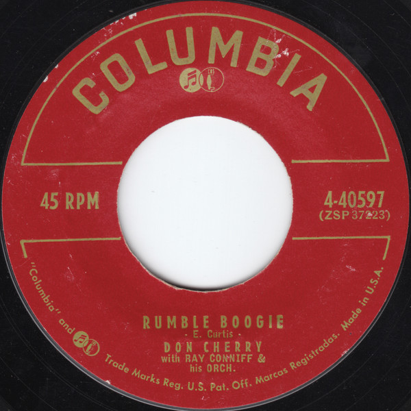 Don Cherry (2) - Band Of Gold / Rumble Boogie (7", Single) (Near Mint (NM or M-)) - Image 2