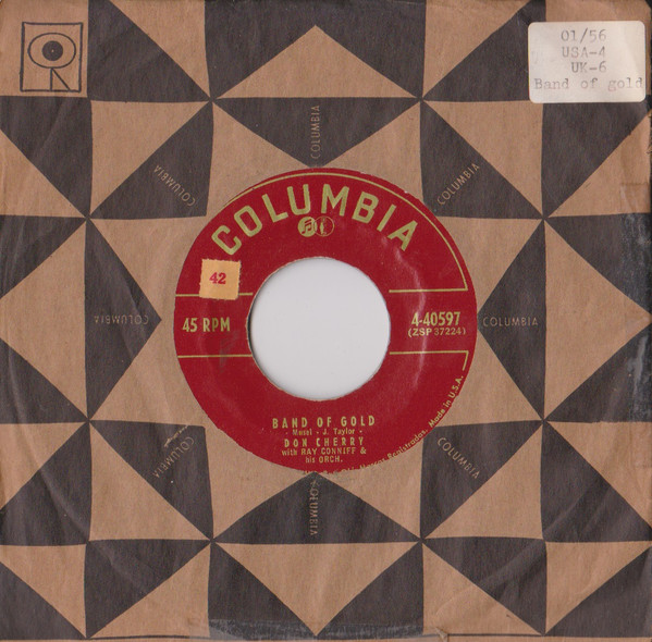 Don Cherry (2) - Band Of Gold / Rumble Boogie (7", Single) (Near Mint (NM or M-)) - Image 3