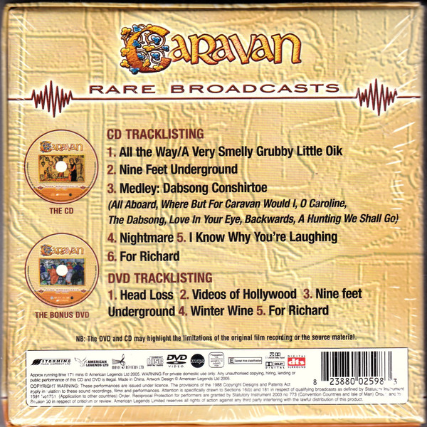 Caravan - Rare Broadcasts (CD, Album, RE + DVD-V, RE + Box, Comp, Unofficial) (Mint (M)) - Image 2