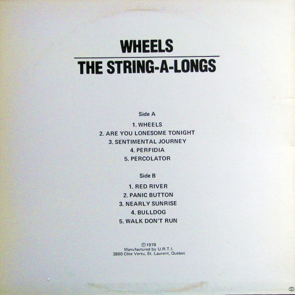 The String-A-Longs - Wheels (LP, Album) (Mint (M)) - Image 2