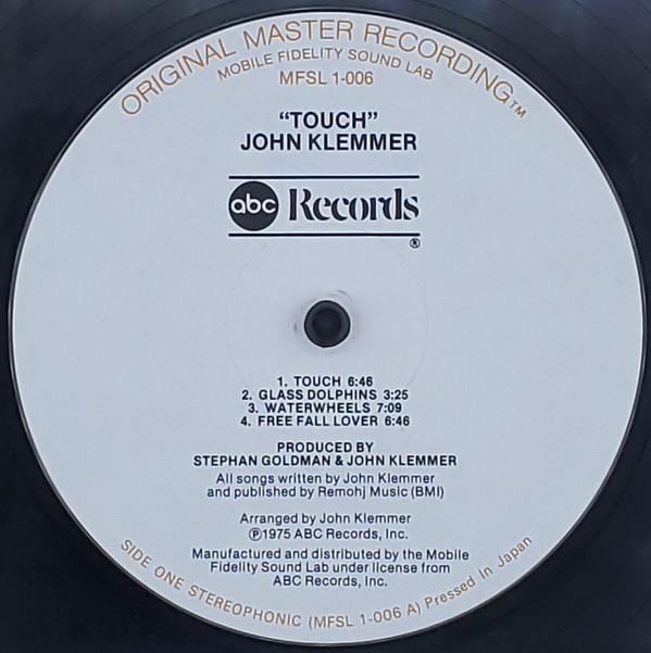 John Klemmer - Touch (LP, Album, Ltd, RE, RM) (Mint (M)) - Image 3
