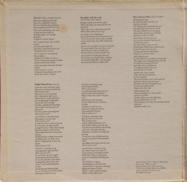 Bert Jansch - Moonshine (LP, Album, Ter) (Mint (M)) - Image 2