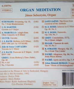 Alternative view of Edvard Grieg • Camille Saint-Saëns • Gabriel Fauré • Robert Schumann • Johann Sebastian Bach • Sir Edward Elgar • János Sebestyén - Organ Meditation (CD) (Near Mint (NM or M-))