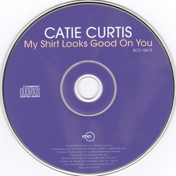 Catie Curtis - My Shirt Looks Good On You (CD, Album) (Mint (M)) - Image 3