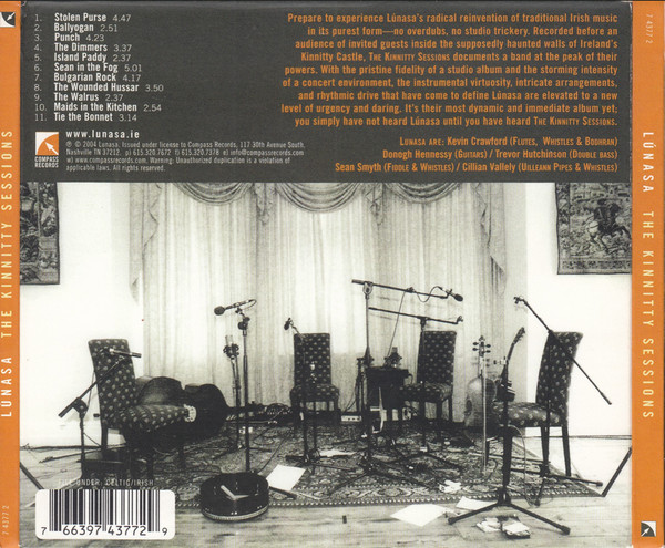 Lúnasa - The Kinnitty Sessions (CD, Album) (Near Mint (NM or M-)) - Image 2