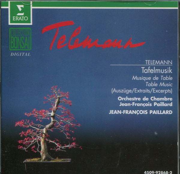 Georg Philipp Telemann, Jean-François Paillard - Tafelmusik (CD, Album) (Near Mint (NM or M-))