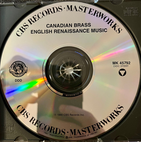 The Canadian Brass - English Renaissance Music (CD, Album, RP) (Near Mint (NM or M-)) - Image 3