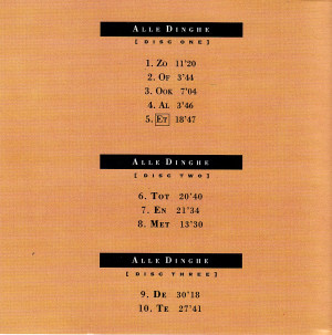 Wim Mertens - Alle Dinghe (3xCD, Album) (Near Mint (NM or M-)) - Image 2