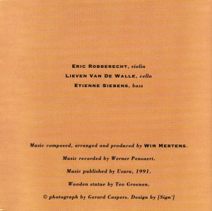 Wim Mertens - Alle Dinghe (3xCD, Album) (Near Mint (NM or M-)) - Image 4