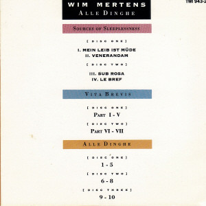 Wim Mertens - Alle Dinghe (3xCD, Album) (Near Mint (NM or M-)) - Image 5