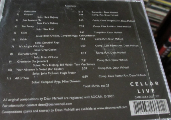 Dean McNeill - Prairie Fire: Large Jazz Ensemble (CD, Album) (Near Mint (NM or M-)) - Image 2
