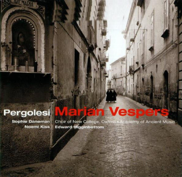 Giovanni Battista Pergolesi : Sophie Daneman, Noémi Kiss, The New College Oxford Choir, The Academy Of Ancient Music, Edward Higginbottom - Marian Vespers (2xCD) (Near Mint (NM or M-))