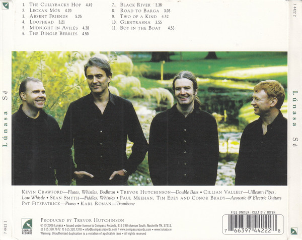 Lúnasa - Sé (CD, Album) (Near Mint (NM or M-)) - Image 2