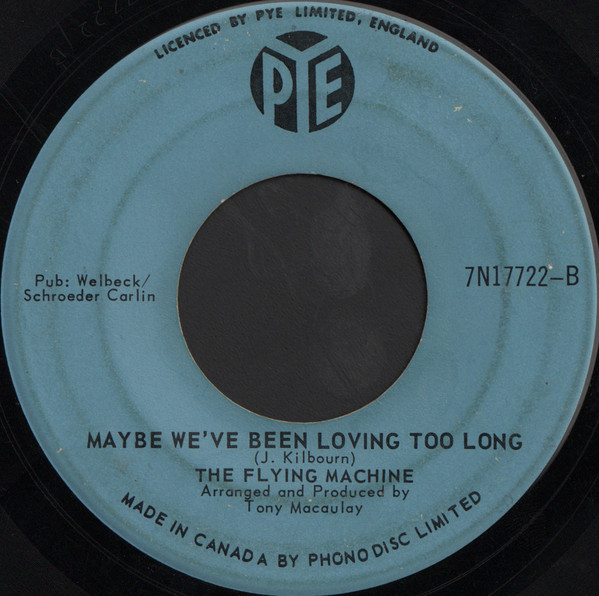 The Flying Machine - Smile A Little Smile For Me / Maybe We've Been Loving Too Long (7", Single) (Near Mint (NM or M-)) - Image 2