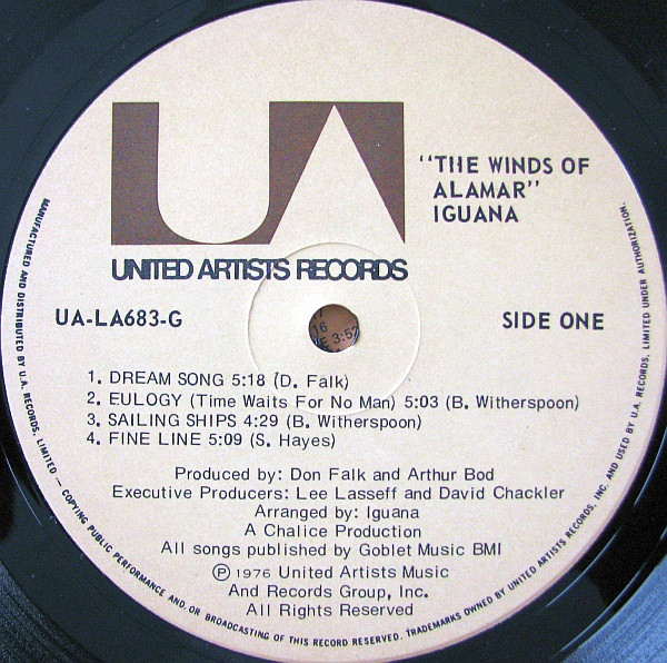 Iguana (7) - The Winds Of Alamar (LP, Album) (Mint (M)) - Image 3