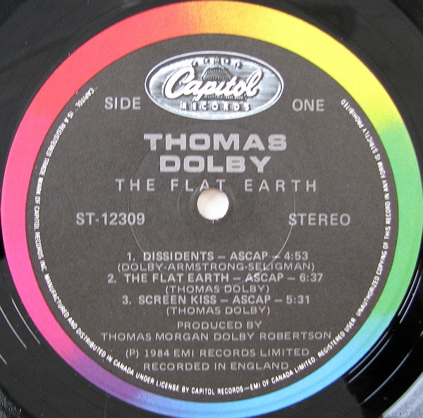 Thomas Dolby - The Flat Earth (LP, Album) (Mint (M)) - Image 3