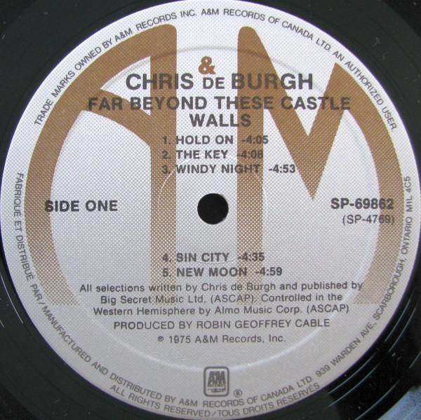 Chris de Burgh - Far Beyond These Castle Walls (LP, Album, RE) (Mint (M)) - Image 3