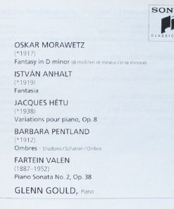 Oskar Morawetz, István Anhalt, Jacques Hétu, Barbara Pentland, Fartein Valen, Glenn Gould - Glenn Gould Plays Contemporary Music (CD, Comp, RM) (Near Mint (NM or M-)) - Image 3