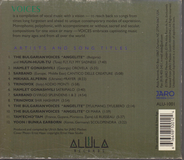 Various - Voices (CD, Comp) (Near Mint (NM or M-)) - Image 2