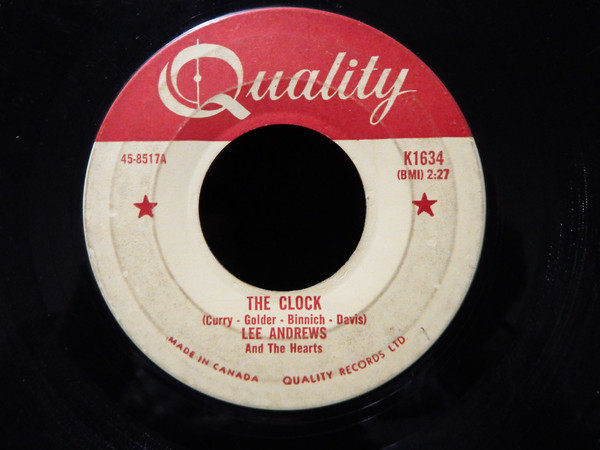 Lee Andrews & The Hearts - Long Lonely Nights / The Clock (7") (Very Good Plus (VG+)) - Image 2