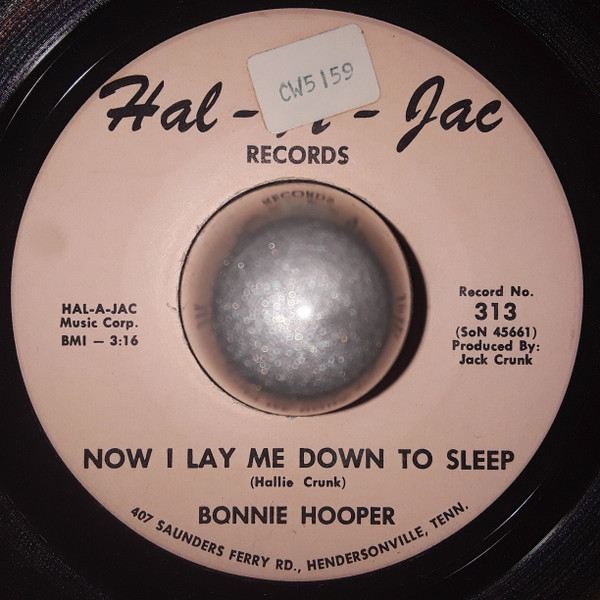 Bonnie Hooper - Now I Lay Me Down To Sleep / Dont'cha Let It Fool You (7") (Very Good Plus (VG+))