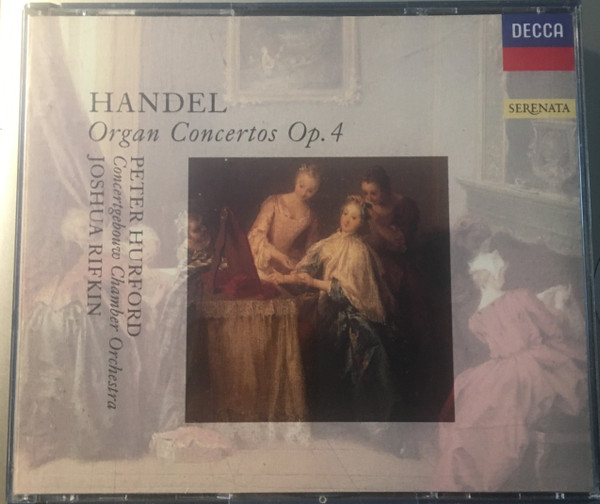 Georg Friedrich Händel, Peter Hurford, Concertgebouw Chamber Orchestra, Joshua Rifkin - Organ Concertos Op. 4 (2xCD, Album) (Near Mint (NM or M-))