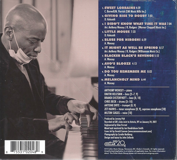 Anthony Wonsey - Lorraine's Lullabye (CD, Album) (Mint (M)) - Image 2