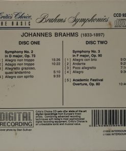 Alternative view of Johannes Brahms - The Basic Brahms Symphonies (2xCD) (Near Mint (NM or M-))