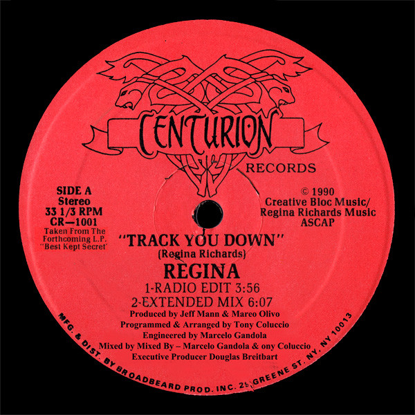 Regina (2) - Track You Down (12", M/Print) (Mint (M))